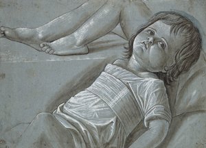 Studio per una figura distesa del Bambino Gesù da Giovanni Bellini